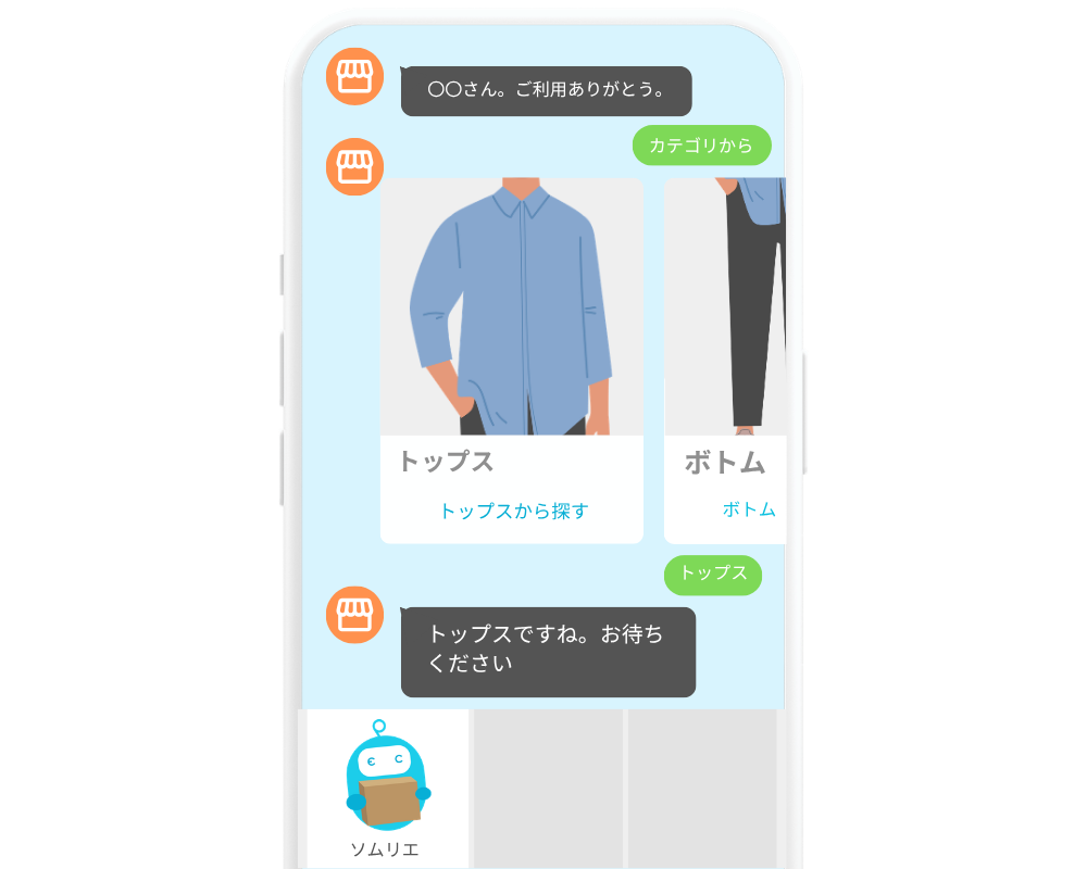 カテゴリを選ぶ画面